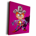 3dRose Gunslinger Kid with Purple Background - Museum Grade Canvas Wrap (cw_211671)