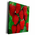 3dRose RinaPiro - Berries - Raspberry decoration - Museum Grade Canvas Wrap (cw_212721)