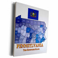 3dRose Map, Flag and nickname of Pennsylvania, counties... - Museum Grade Canvas Wrap (cw_212838)
