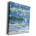 3dRose Print of Wave crests Sparkle Over Florida Beach - Museum Grade Canvas Wrap (cw_212892)
