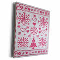 3dRose Christmas Cross Stitch Sampler - Museum Grade Canvas Wrap (cw_214075)