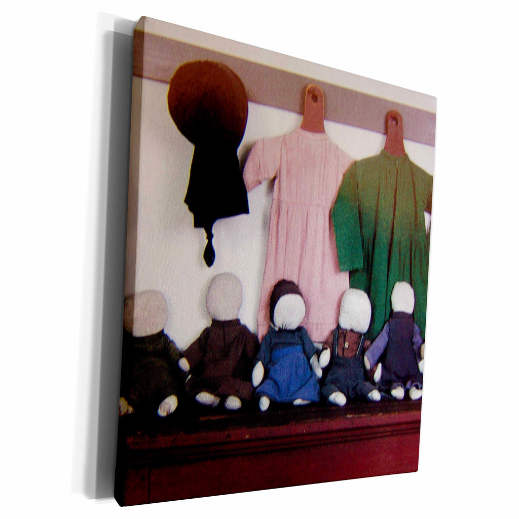 3dRose Florene Decorative - Amish Wear - Museum Grade Canvas Wrap (cw_21492)