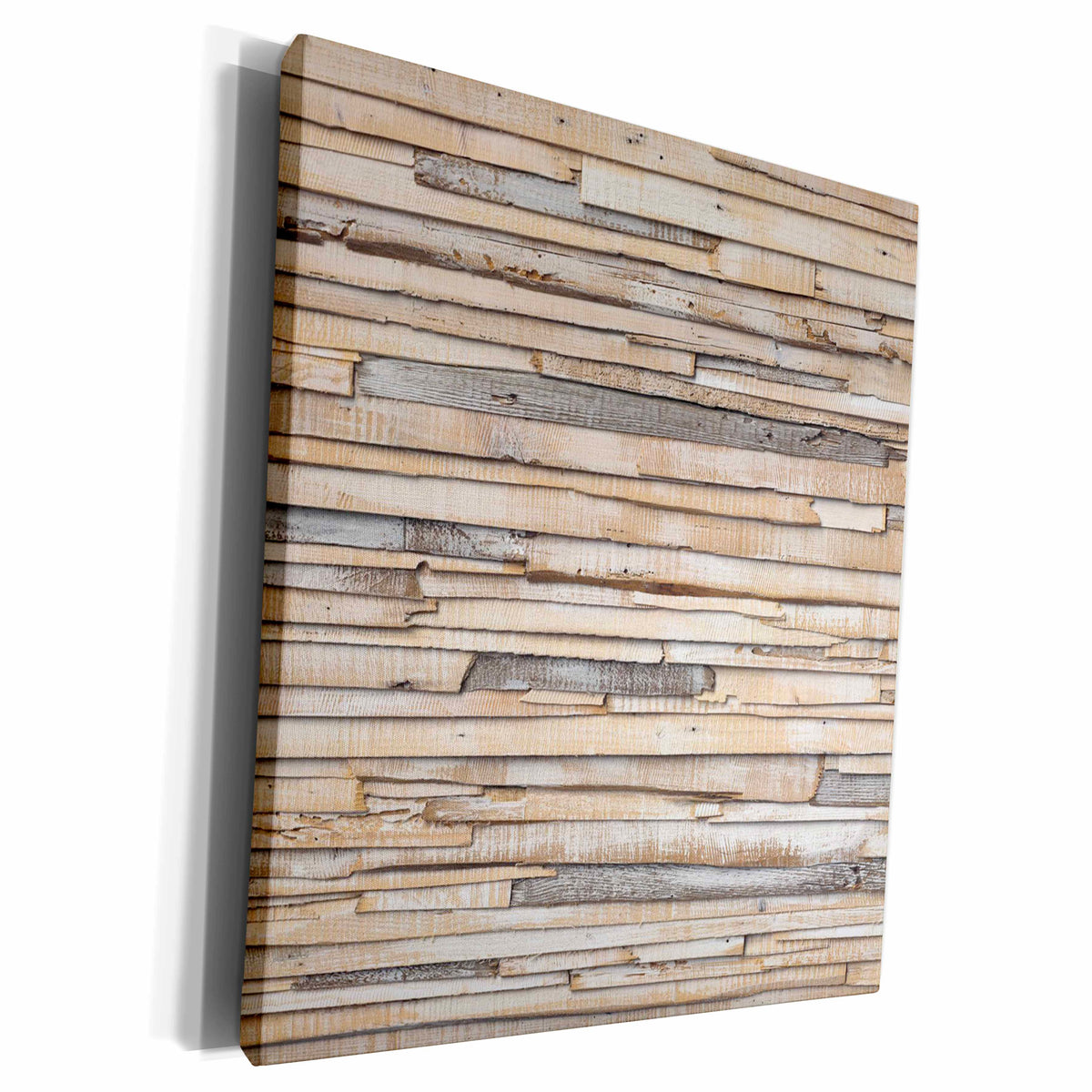 3dRose Rustic Layered Wood Effect - Museum Grade Canvas Wrap (cw_215435)