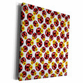 3dRose Russ Billington Designs - Cute smiling Face Ladybirds - Museum Grade Canvas Wrap (cw_216476)