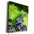 3dRose Sandy Mertens Animals - Gecko Rider - Museum Grade Canvas Wrap (cw_21653)