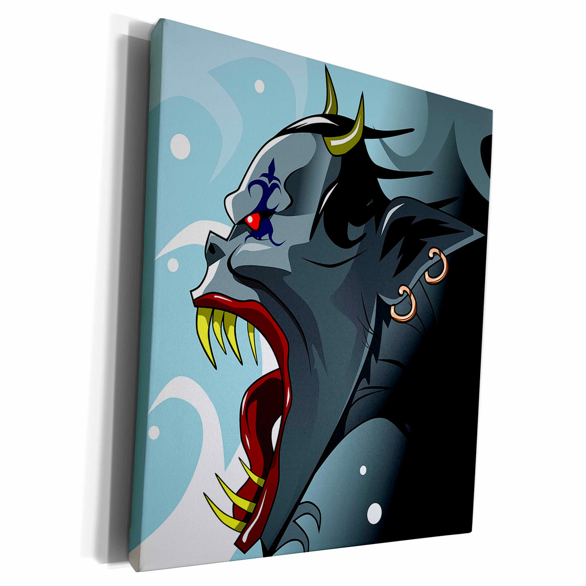 3dRose Monster, Devil, Evil. Popular image. - Museum Grade Canvas Wrap (cw_216543)