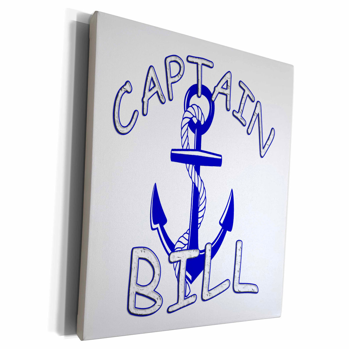 3dRose Captain Bill. Personalized quotes. - Museum Grade Canvas Wrap (cw_216553)