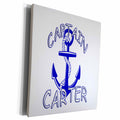 3dRose Captain Carter. Personalized quotes. - Museum Grade Canvas Wrap (cw_216574)