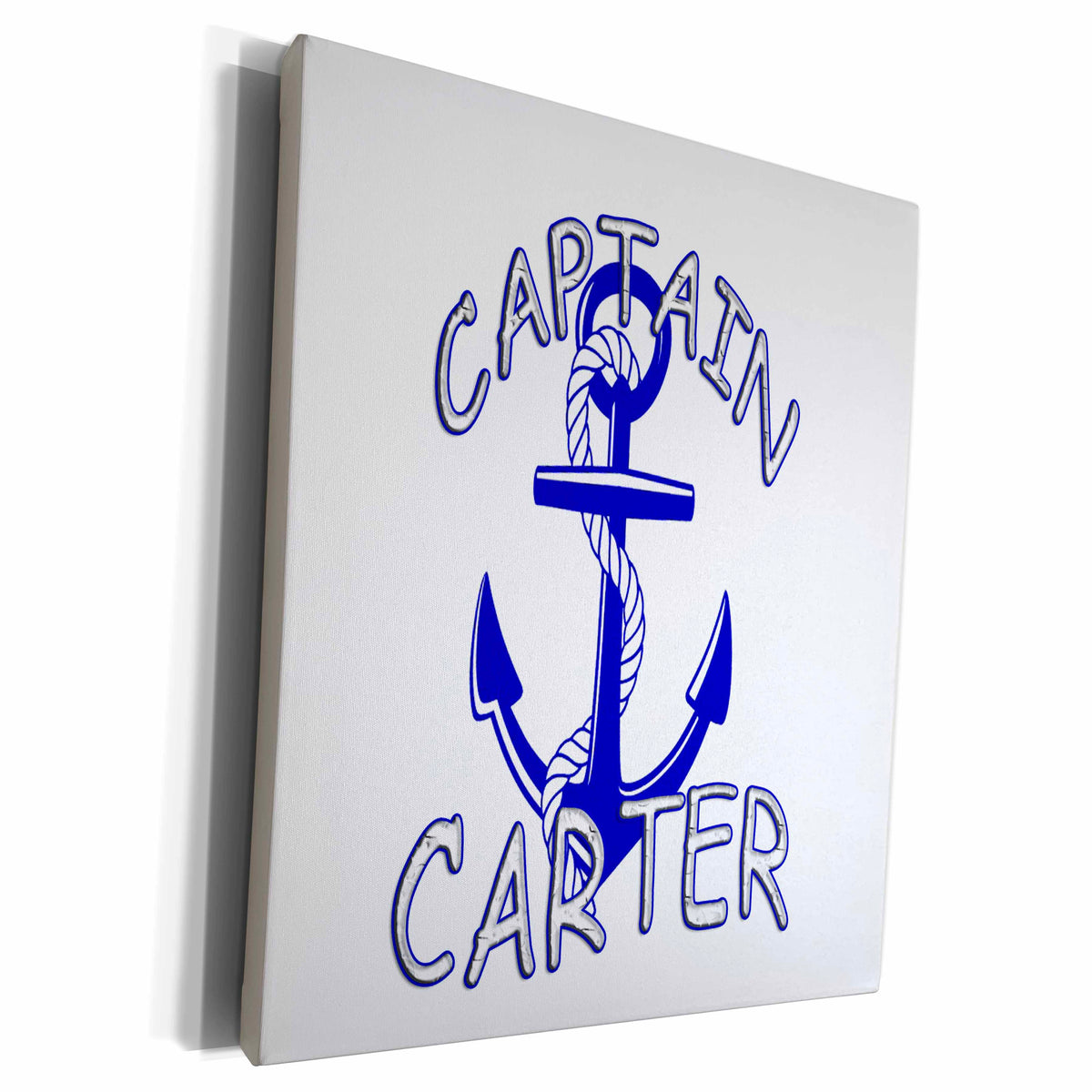 3dRose Captain Carter. Personalized quotes. - Museum Grade Canvas Wrap (cw_216574)