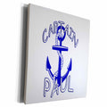 3dRose Captain Paul. Personalized quotes. - Museum Grade Canvas Wrap (cw_216576)
