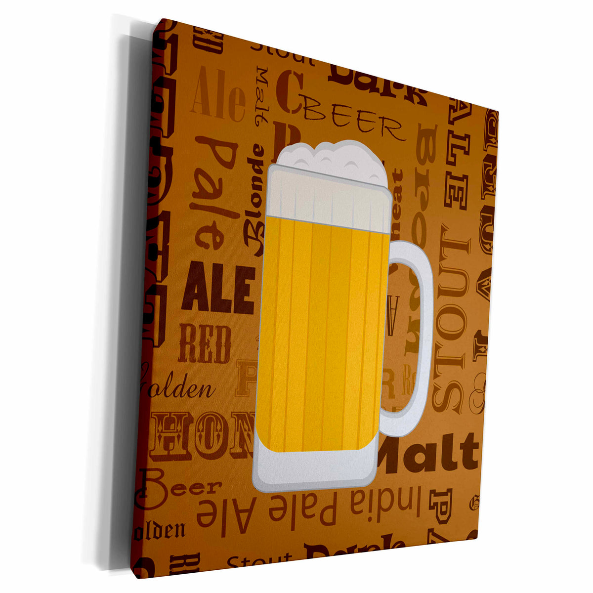 3dRose Beer Lover Series Mug - Museum Grade Canvas Wrap (cw_217258)