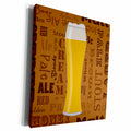 3dRose Beer Lover Series Weizen - Museum Grade Canvas Wrap (cw_217264)
