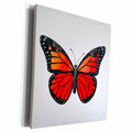 3dRose Red Monarch Butterfly - Museum Grade Canvas Wrap (cw_217265)