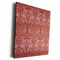 3dRose William Morris Brer Rabbit Chintz Pattern in Two Tone... - Museum Grade Canvas Wrap (cw_219397)