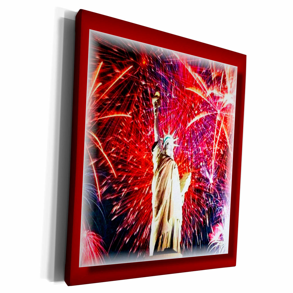 3dRose Lady Liberty - Museum Grade Canvas Wrap (cw_21951)