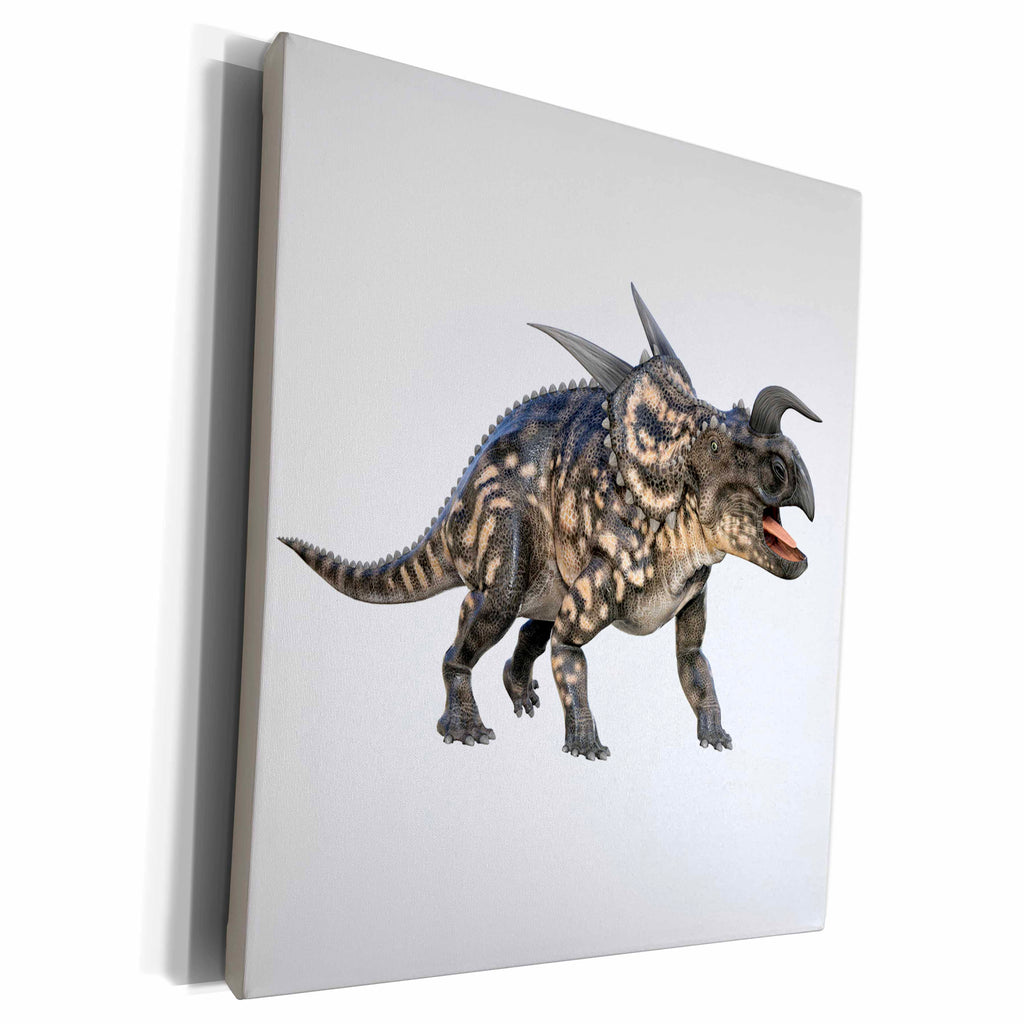 3dRose Boehm Graphics Dinosaur - Einiosaurus Dinosaur Walking - Museum Grade Canvas Wrap (cw_220927)