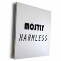 3dRose Tory Anne Collections Quotes - MOSTLY HARMLESS - Museum Grade Canvas Wrap (cw_221177)