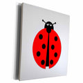 3dRose Ladybug illustration on white background. - Museum Grade Canvas Wrap (cw_221448)