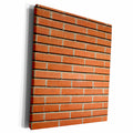 3dRose Red bricks wall with an ordinary pattern as a... - Museum Grade Canvas Wrap (cw_221499)