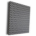 3dRose Black and White Aztec Pattern - Museum Grade Canvas Wrap (cw_222256)