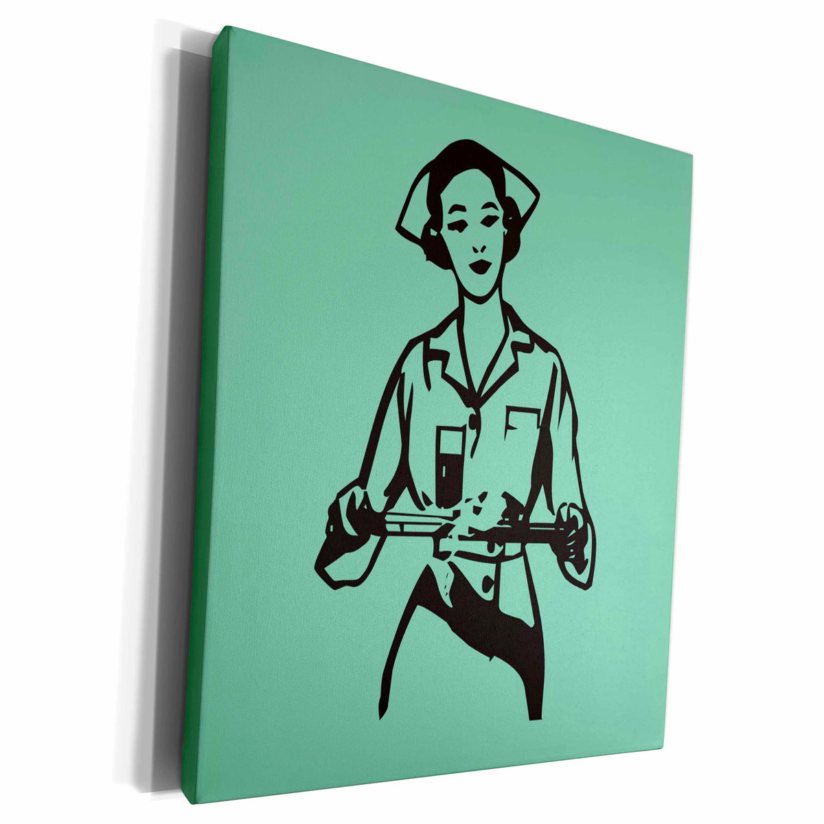 3dRose TNMPastPerfect Occupations - Nurse - Museum Grade Canvas Wrap (cw_22304)