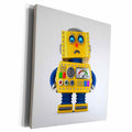 3dRose Mad toy robot looking down on you - Museum Grade Canvas Wrap (cw_223213)