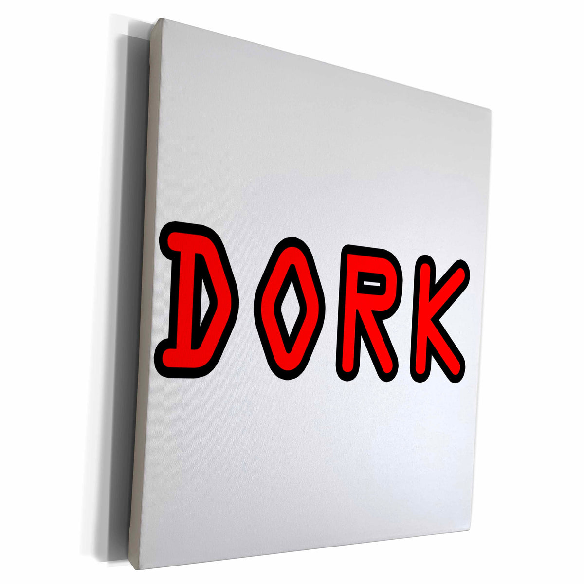 3dRose EvaDane - Quotes - Dork Red - Museum Grade Canvas Wrap (cw_223935)