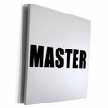 3dRose EvaDane - Quotes - Master Black - Museum Grade Canvas Wrap (cw_224044)