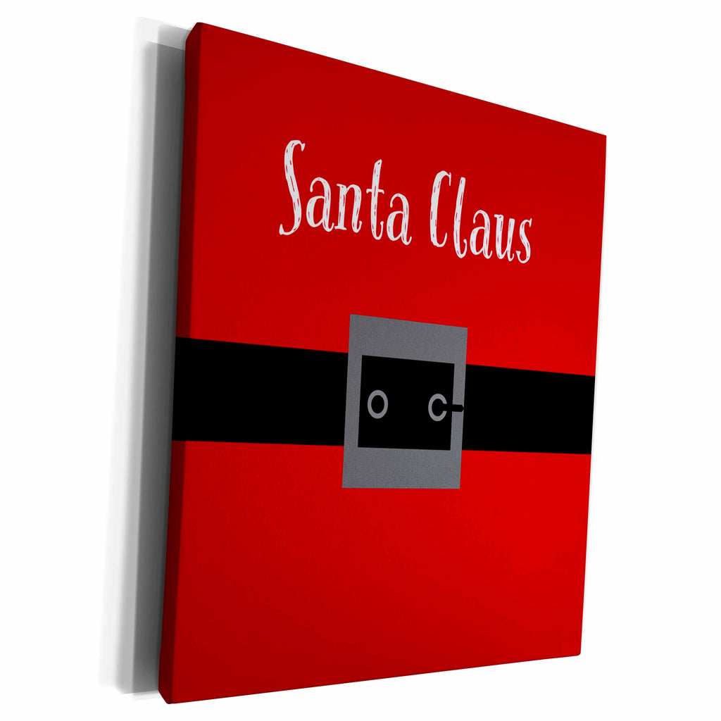 3dRose BrooklynMeme Christmas - Santa Clause - Museum Grade Canvas Wrap (cw_224265)