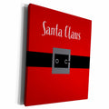 3dRose BrooklynMeme Christmas - Santa Clause - Museum Grade Canvas Wrap (cw_224265)