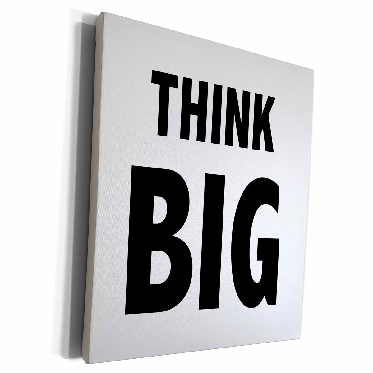 3dRose Tory Anne Collections Quotes - THINK BIG - Museum Grade Canvas Wrap (cw_224482)