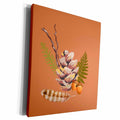3dRose TNMGraphics Autumn - Pine Cone and Acorns - Museum Grade Canvas Wrap (cw_224854)