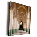 3dRose Morocco, Casablanca. King Hassan II Mosque. Students... - Museum Grade Canvas Wrap (cw_225020)