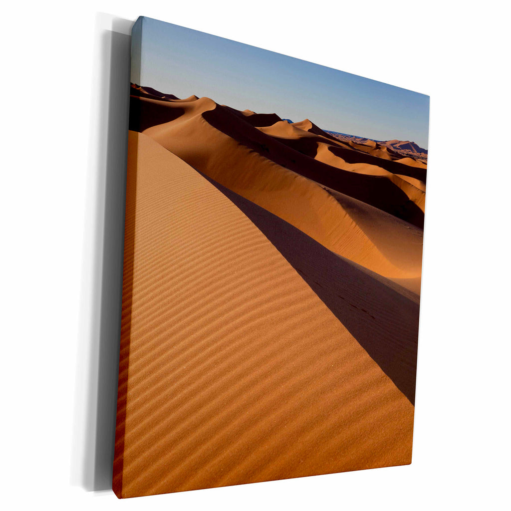 3dRose Dunes, Sahara Desert, Morocco - Museum Grade Canvas Wrap (cw_225026)