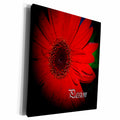 3dRose Passion Red Gerbera Daisy - Museum Grade Canvas Wrap (cw_22504)