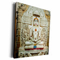 3dRose Bas Relief. Jain Temple. Fort. Jaisalmer. Rajasthan. - Museum Grade Canvas Wrap (cw_225676)