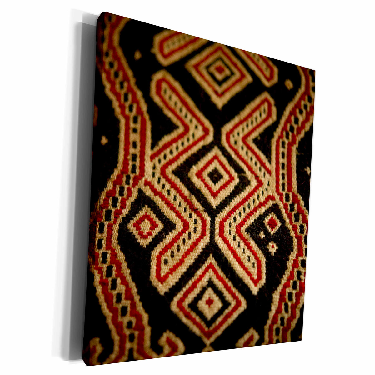 3dRose Danita Delimont - Textiles - Intricate Asian Textile - Museum Grade Canvas Wrap (cw_225988)