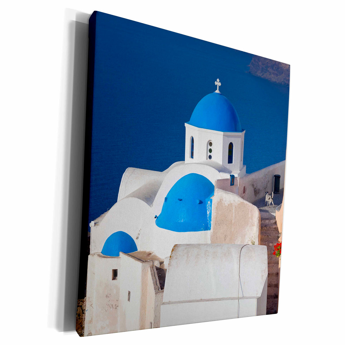 3dRose Santorini, Cyclades islands, Greece - Museum Grade Canvas Wrap (cw_227429)