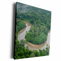 3dRose Tiputini River and Rainforest, Yasuni, Amazon... - Museum Grade Canvas Wrap (cw_228883)