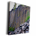 3dRose California, Sierra Nevada, Devils Postpile, Postpile... - Museum Grade Canvas Wrap (cw_229848)