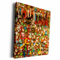 3dRose USA, Washington State, Seattle. Gum wall. - Museum Grade Canvas Wrap (cw_231663)