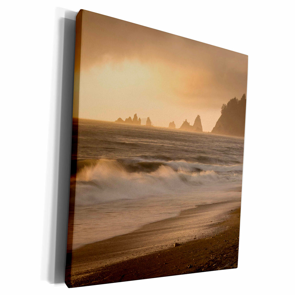 3dRose Usa, Washington State, Olympic National Park, Ruby... - Museum Grade Canvas Wrap (cw_231733)