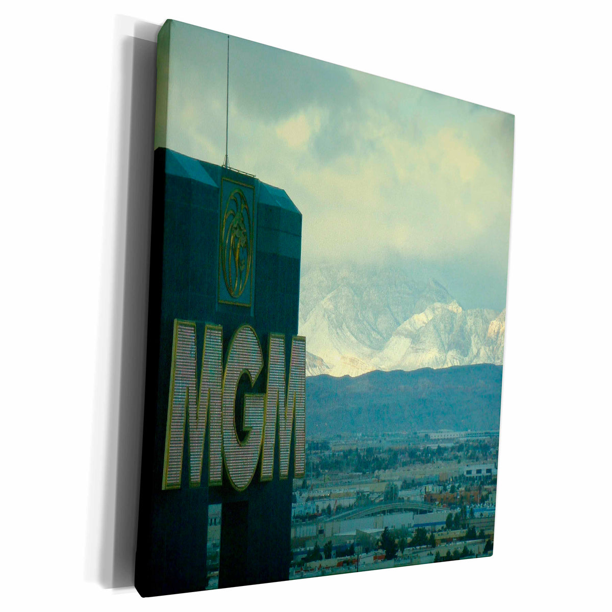 3dRose Ann Euell Las Vegas - MGM - Museum Grade Canvas Wrap (cw_23247)