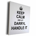 3dRose Keep Calm and Let Darryl Handle it - funny personal... - Museum Grade Canvas Wrap (cw_233232)