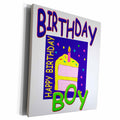 3dRose Birthday - Birthday Boy 2 - Museum Grade Canvas Wrap (cw_2335)