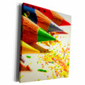 3dRose TNMGraphics School - Colored Pencils - Museum Grade Canvas Wrap (cw_23423)