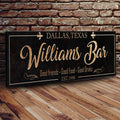 Custom Bar Sign