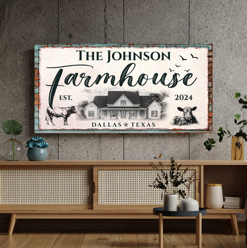 Custom Farmhouse Sign II