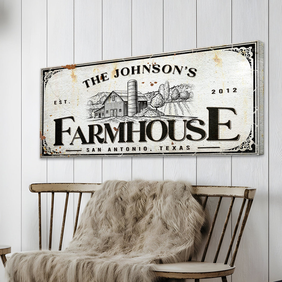 Custom Rustic Farmhouse Sign III