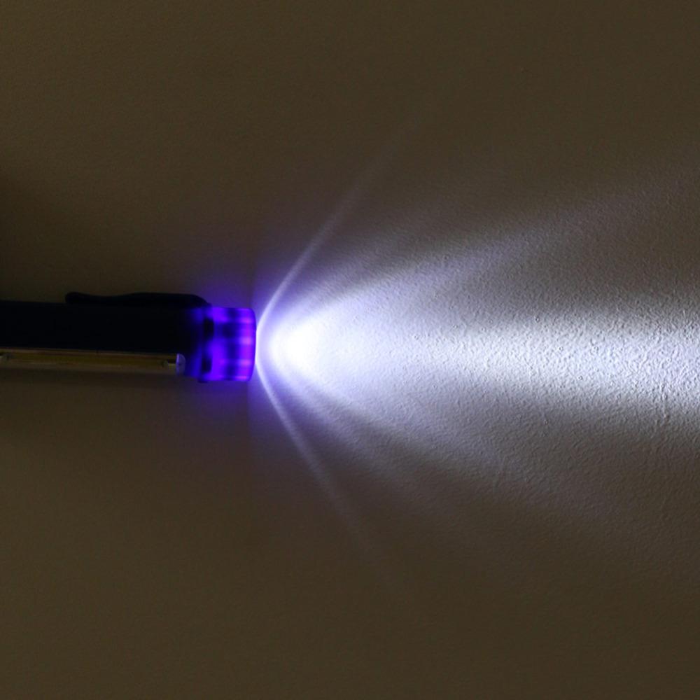COB LED Mini Pen Multifunction led Torch light Handle work flashlight square Work Hand   With Magnet